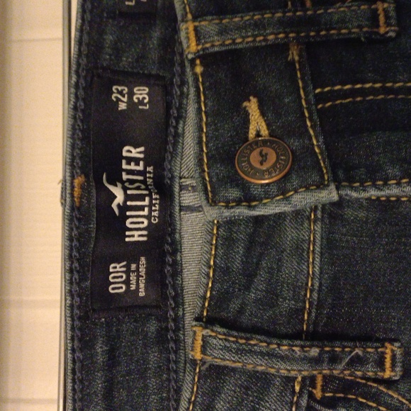 NWT Hollister Low Rise Super Skinny Stretch Blue Jeans 00R - Picture 3 of 6